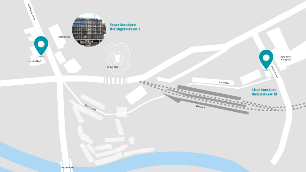 Umzug Geschäftsstandort Haselstrasse.