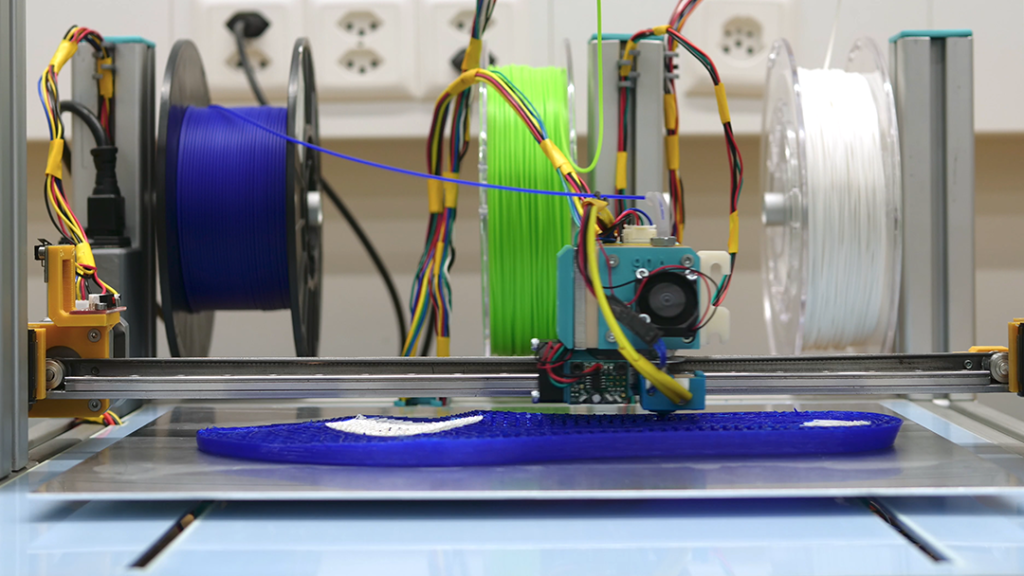 3D Drucker Orthopädie Schuheinlagen.