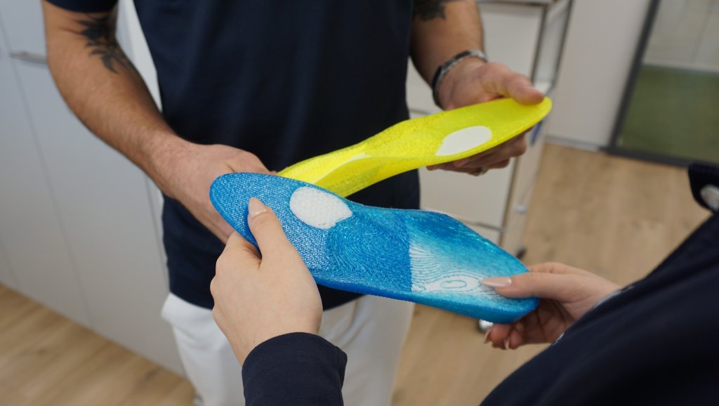 Orthopädische Einlagen aus dem 3D-Drucker in Baden.